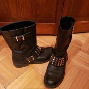 Jessica Simpson Black Leather Boot